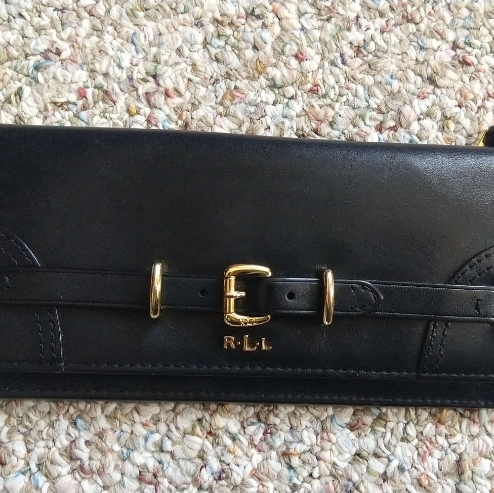 Used Women's Ralph Lauren Lauren leather wallet.